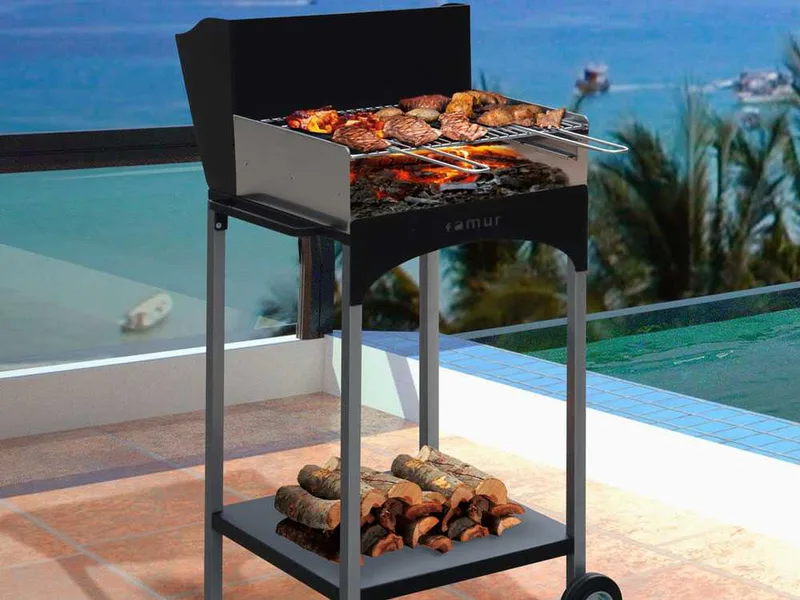 Famur BK 6 ECO - Barbecue à bois et charbon
