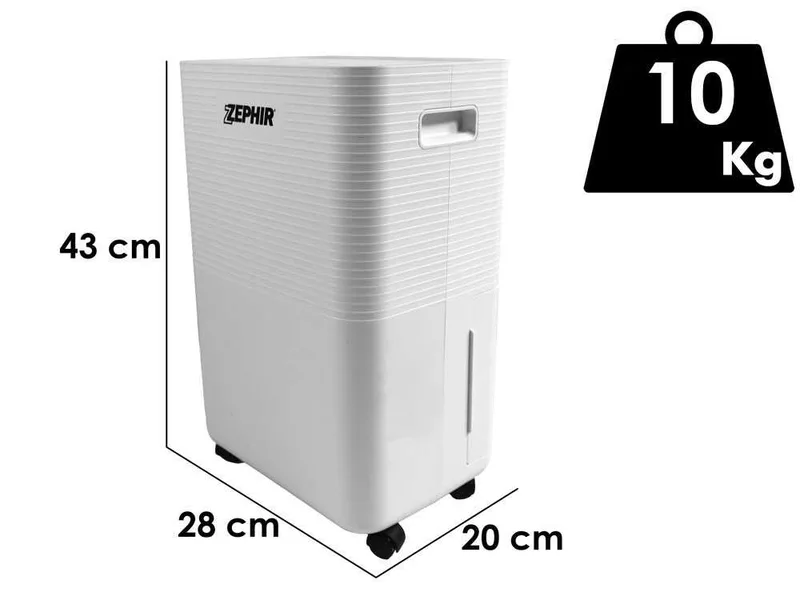 Zephir ZDP12 - Déshumidificateur - 12 L/24 h - 280 W
