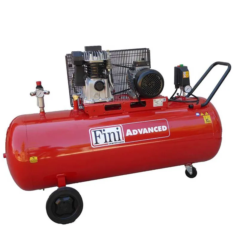 Fini Advanced MK 103-200-3 - Compresseur d'air électrique triphasé à courroie - Moteur 3 CV - 200 L
