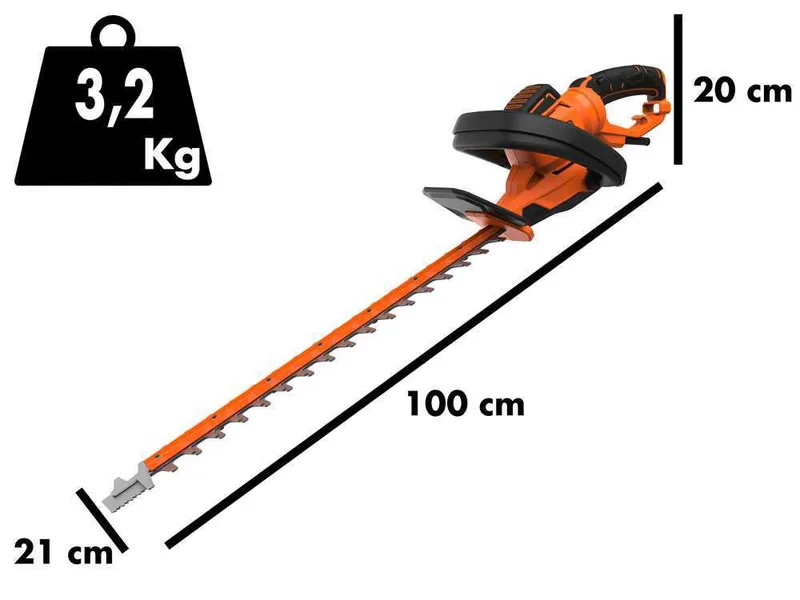 Black & Decker BEHTS551-QS - Taille-haie électrique avec lame de 60 cm - 650W