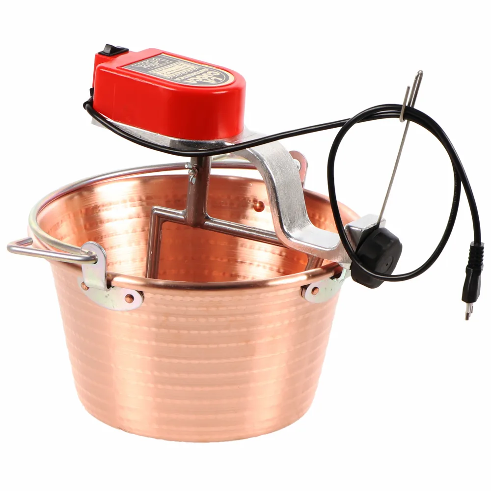 NuovaFac Cuoca Automatica à induction - Chaudron électrique en cuivre martelé - 9L - 5W