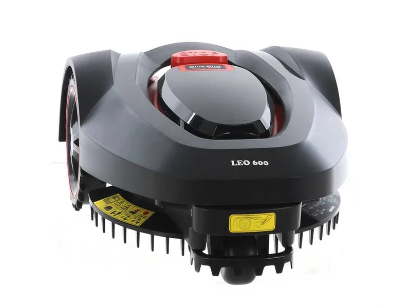 Blue Bird LEO 600 - Robot tondeuse avec fil périphérique - Batterie au lithium 28V 2 Ah