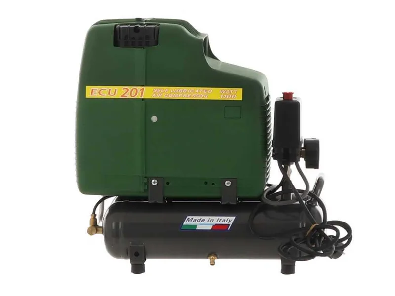 Fiac ECU 201 - Compresseur d'air électrique portatif monophasé, oil-less - Moteur 1.5 CV - 6 L