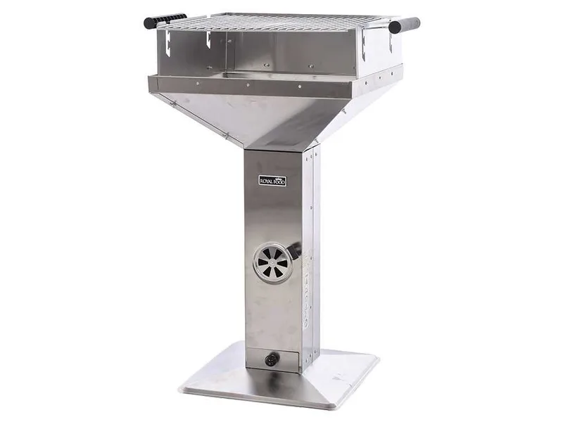 Royal Food CB 2100 - Barbecue à charbon - Grille en acier inox