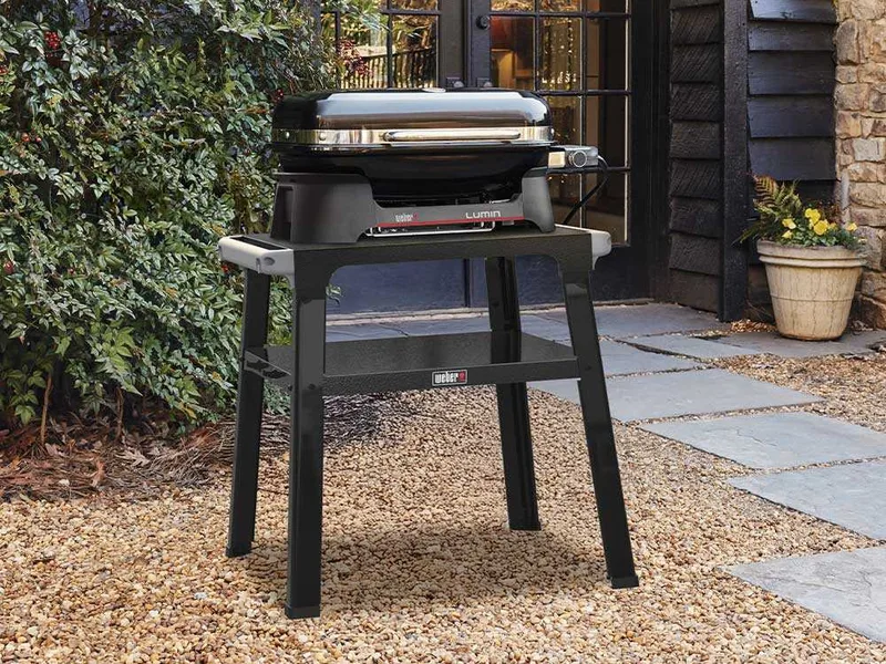 Weber Lumin avec support 1501652 - Barbecue électrique portable