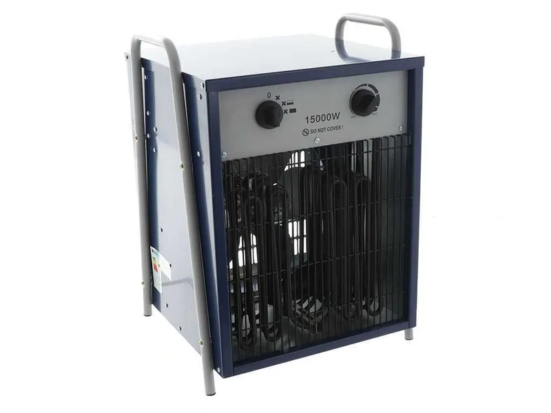 BullMach BM-EFH 15H - Générateur d'air chaud triphasé avec ventilation - 15 kW