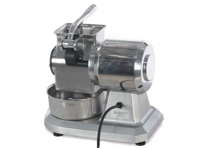 Agrieuro Top Line Basic Silver - Râpe électrique de table - en aluminium moulé sous pression - 250W
