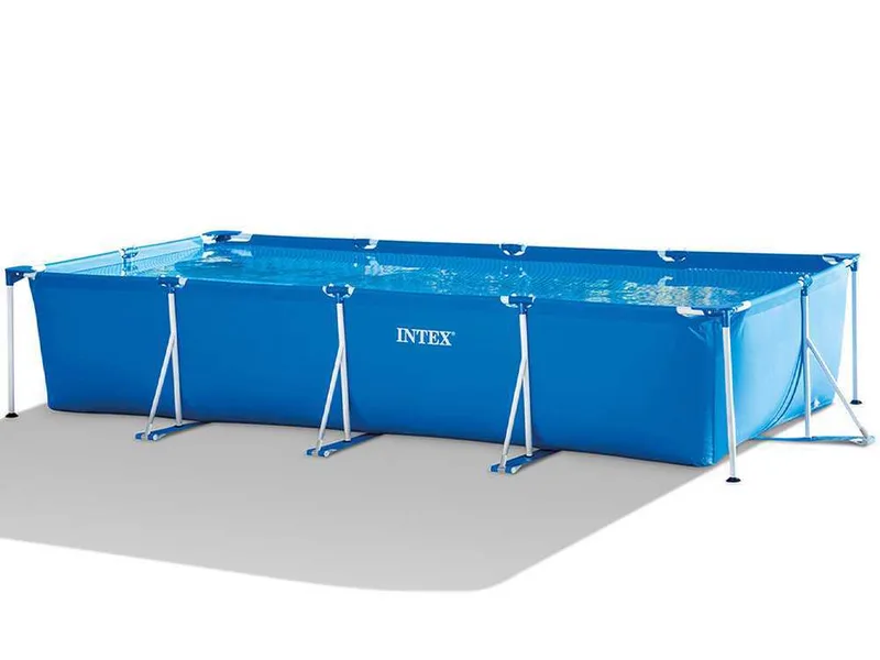 Intex Rectangular Frame 28274NP - 450x220x84 cm - Piscine + Pompe filtre