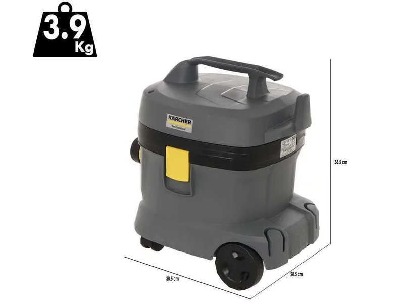 Karcher Pro T 11/1 Classic - Aspirateur professionnel ULTRA silencieux - 850 W