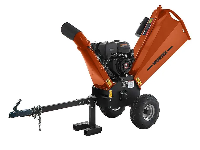 Wortex Drake D420/120L-E - Broyeur de branches thermqiues - Moteur Loncin G420F avec démarrage électrique