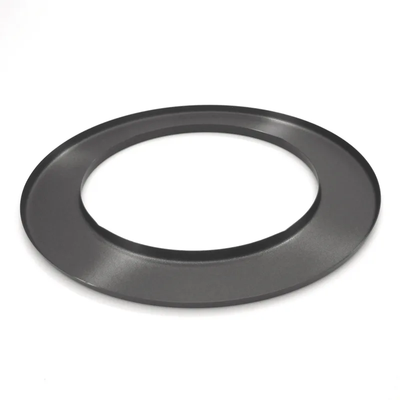 Raik Basic Rosette murale120mm gris fonte 3cm pour tuyau de fumée / conduit de fumée