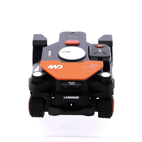 Worx Landroid Vision Cloud WR340E - Robot tondeuse 4 WD - Sans installation - Cut-to-Zero inclus