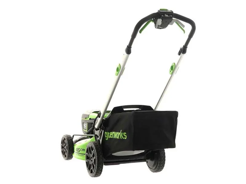 Greenworks GD60LM46SP - Tondeuse à gazon autotractée à batterie 60V 2Ah - Largeur de coupe 46 cm