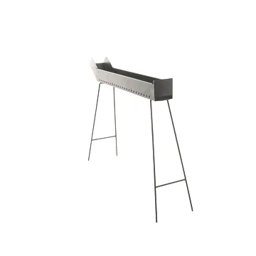 Mille BBQ-80 Go - Barbecue spécial pour brochettes à charbon - 80x14 cm