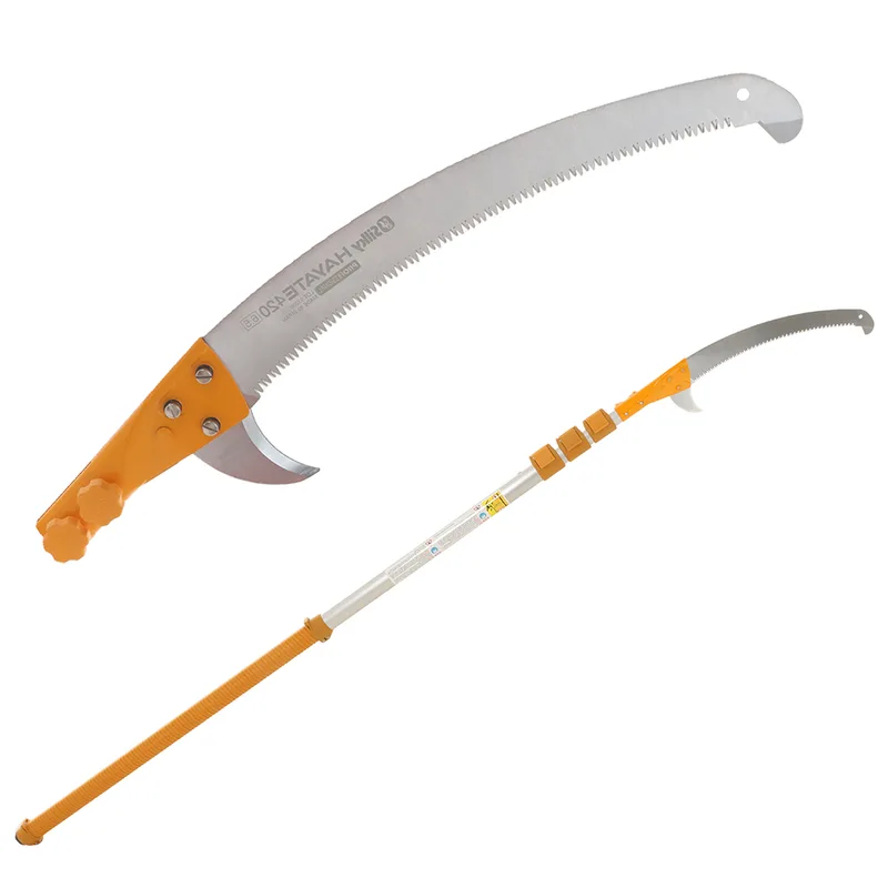 Scie de jardin professionnelle sur perche télescopique en aluminium Silky Hayate 6100