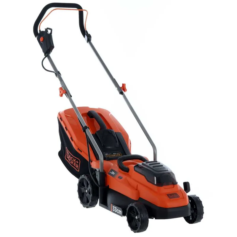 Tondeuse à gazon électrique à batterie black & decker BCMW3318N-XJ - batteries et chargeur non inclus - il A besoin de 2 batteries de 18V