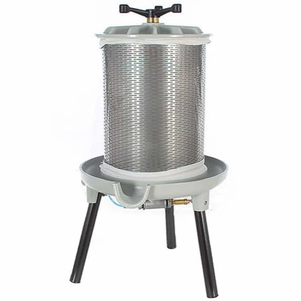 Grifo PEA40 - Pressoir pneumatique pour fruits 40 L – Cuve en acier inoxydable