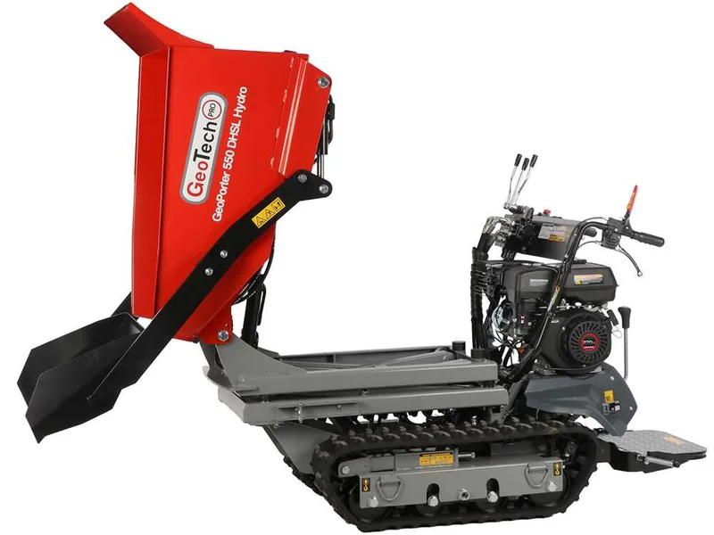 GeoTech Pro GeoPorter 550 DHSL Hydro - Brouette motorisée avec benne élévatrice à pantographe