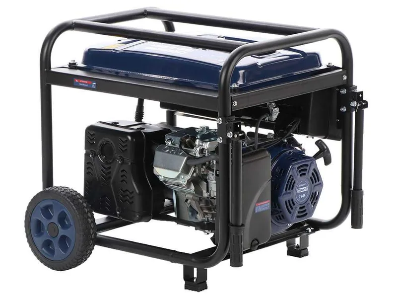 BullMach AMBRA 13800 E-3 - Groupe électrogène sur chariot à essence avec AVR 10 kW - Continu 9 kW Triphasée