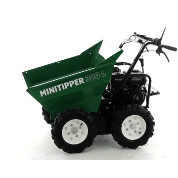 Brouette 4x4 à essence GreenBay MiniTipper 300 L - Moteur Loncin G200F