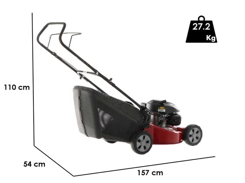 Tondeuse thermique à poussée CASTELGARDEN XC 48 CG - Coupe de 46 cm