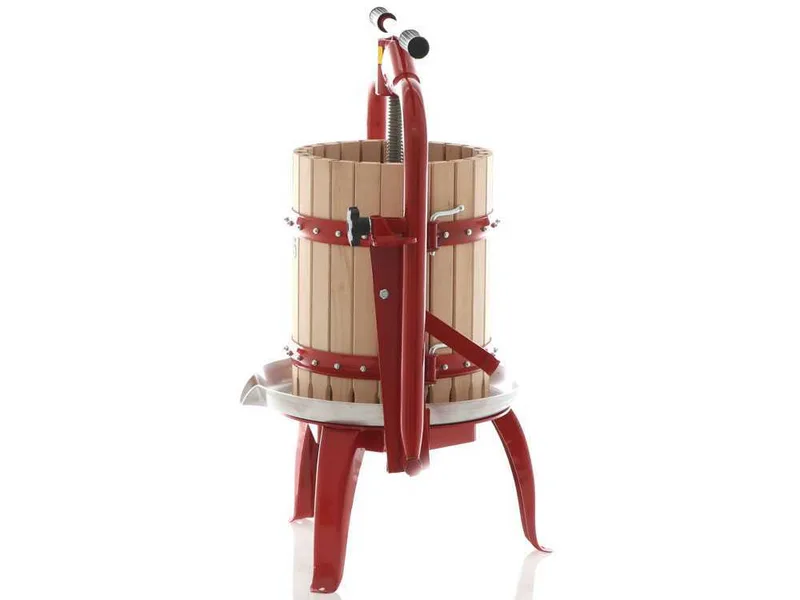 Baesso F25 – Pressoir à vis pour fruits et légumes 20 L – Cage en bois