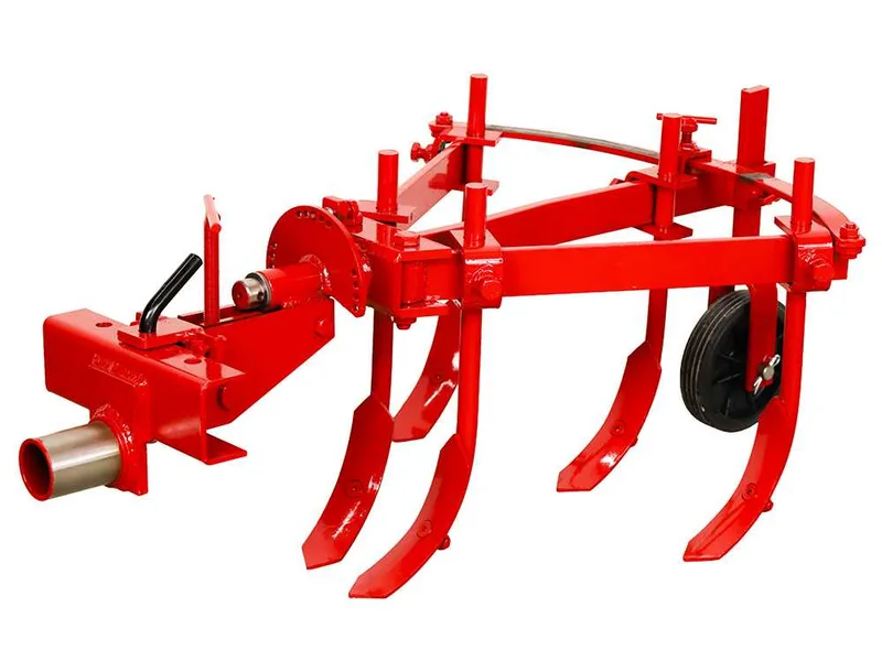 Extirpateur réglable à 5 socs ETR-5 avec attache rapide réglable et parre porte-outils - Pour motoculteurs de 6 à 10 CV