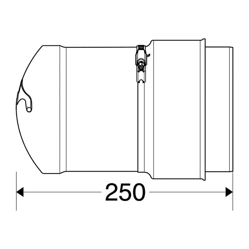 Schiedel Manchon de raccordement enfichable Ø 150 mm pour PPL Ø 130 mm