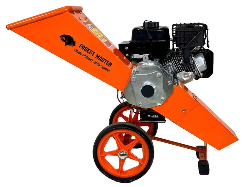 Forest Master FM6DDES-MUL - Broyeur à essence - Moteur à essence LCT de 6 CV - Démarrage électrique
