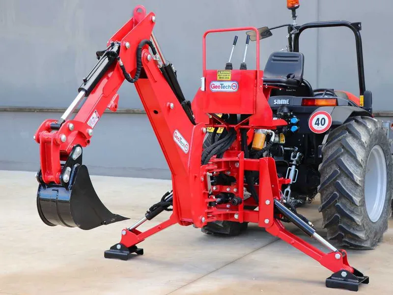GeoTech Pro BHF 175 - Pelle rétro fixe pour tracteur