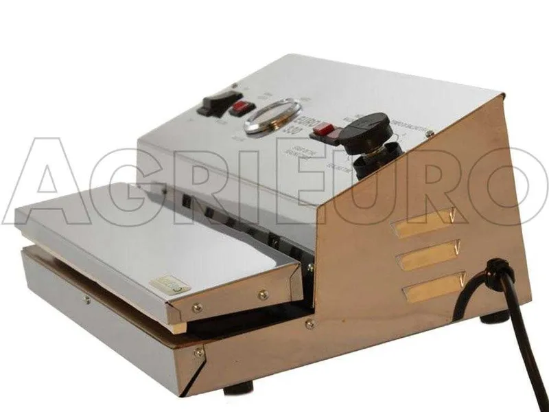 Machine sous vide manuelle en acier Euro 330 INOX - Barre de soudure 33 cm