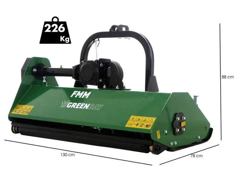 Greenbay FMM 115 - Broyeur agricole pour tracteur - Série médium