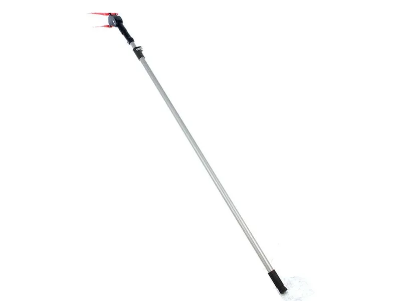 TecnoVIR Olivir - Peigne vibreur électrique à batterie T185-330 cm - perche télescopique en aluminium