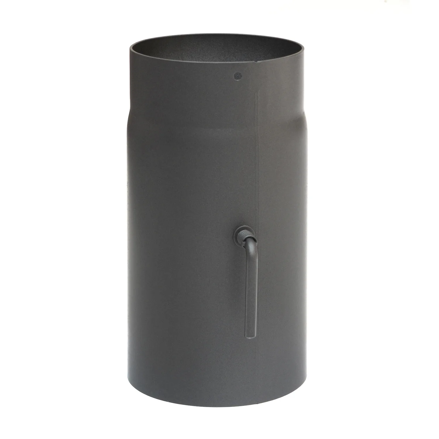 Raik Basic régulation de tirage 130mm gris fonte L: 250mm pour tuyau de fumée / conduit de fumée