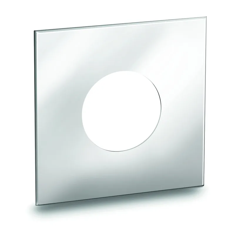 Schiedel rosace de raccordement angulaire 120 mm Ø180 mm brillant