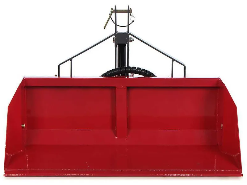 Godet arrière hydraulique pour tracteur GeoTech de 120 cm - Série médium - Charge 300Kg