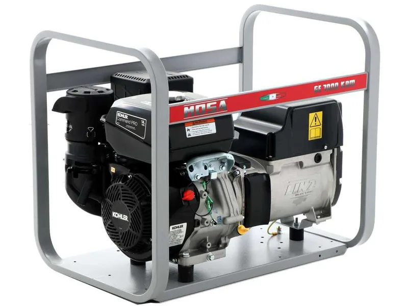 MOSA GE 7000 KBM - Groupe électrogène à essence 6 kW - Continue 5 kW Monophasé - Moteur Kohler CP CH440