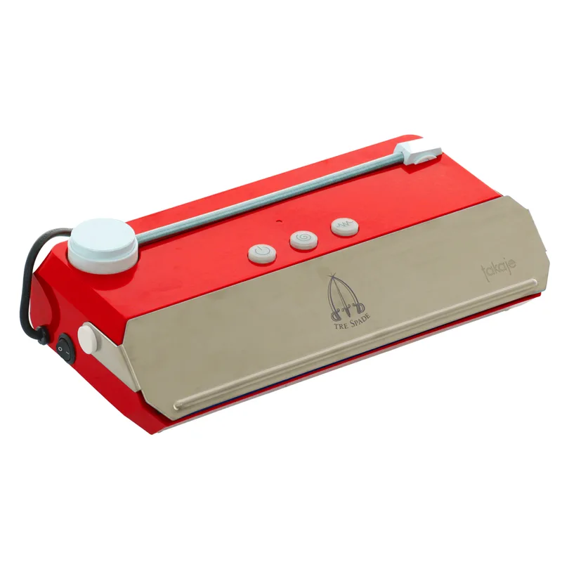 Tre Spade Takaje VacuumMachine Rouge - Machine sous vide - Barre de soudure de 33 cm