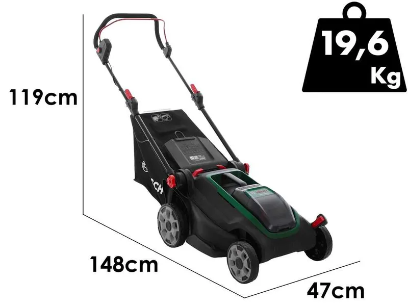 Bosch Rotak18V2-43 - Tondeuse à gazon à batterie - Largeur de coupe 43 cm