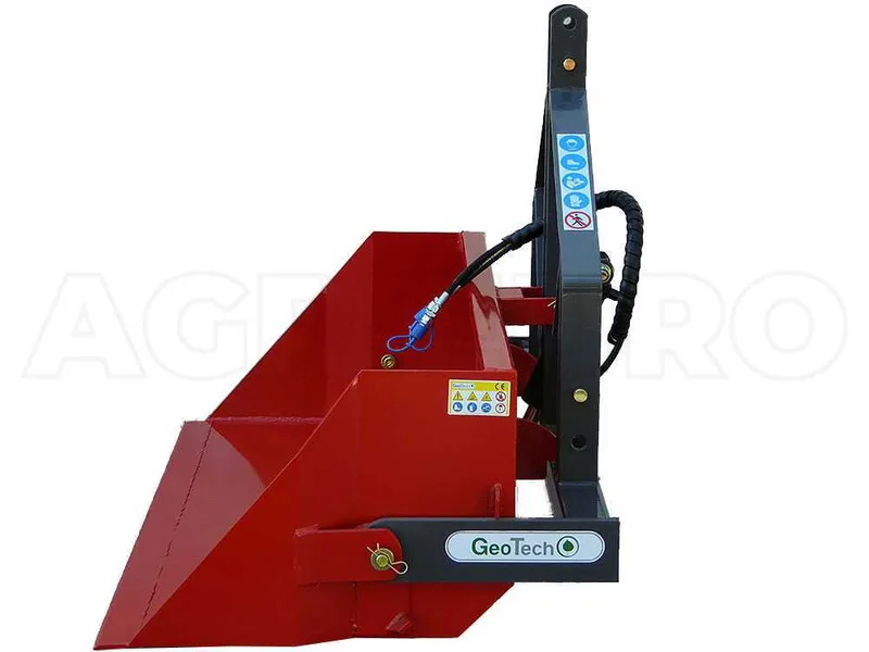 Godet agricole hydraulique pour tracteur GeoTech de 200 cm - Série Lourde - Charge 700 kg