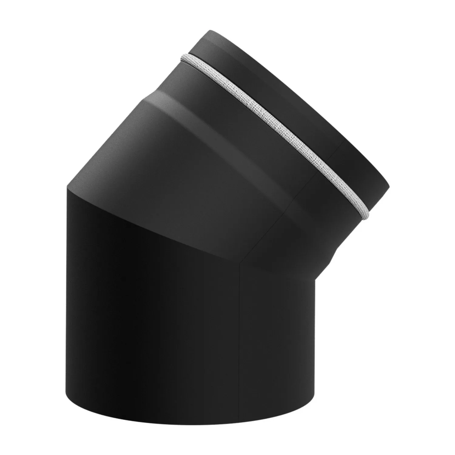 Raik Bogen LS diamètre 150/45° rétréci 2-pièces noir