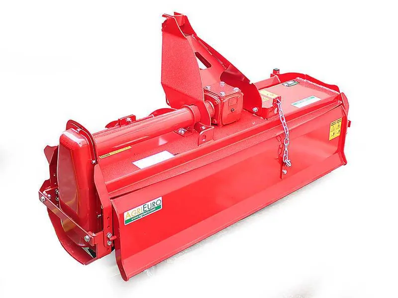 Fraise rotative pour tracteur série moyenne-légère AgriEuro modèle EA 165 attelage fixe - Prise de force anti-horaire (Rotation vers la gauche)