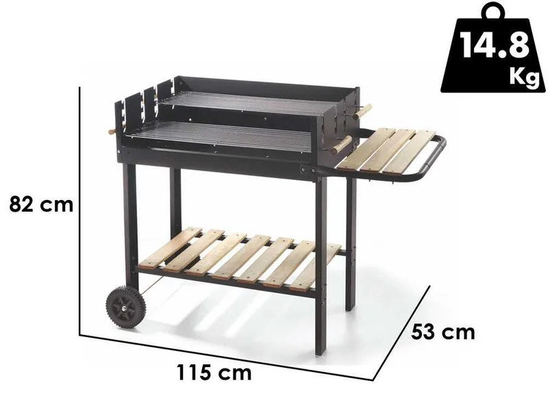 Ompagrill 70-47 Eco - Barbecue à charbon