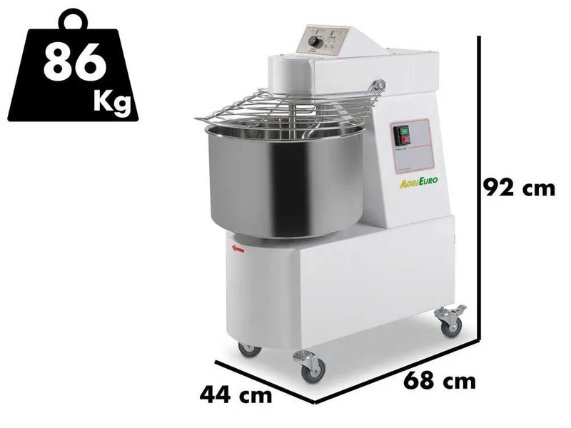 Pétrin à spirale à haut niveau d'hydratation SKV 30 MO