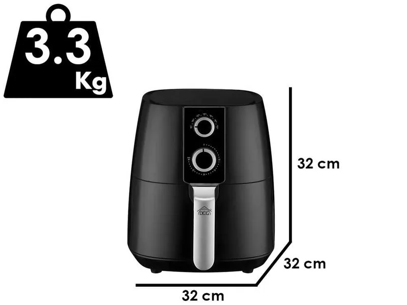 DCG FR3508 - Friteuse à air chaud 4 L