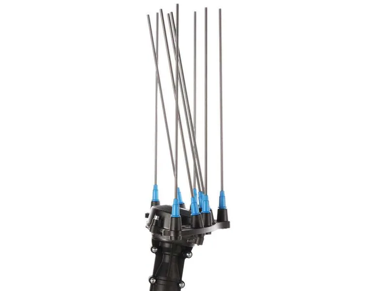 Campagnola Hercules 6 ECO Plug-in - Perche en aluminium - 235 - 325 cm - Peigne vibreur électrique à batterie - 21V 5Ah