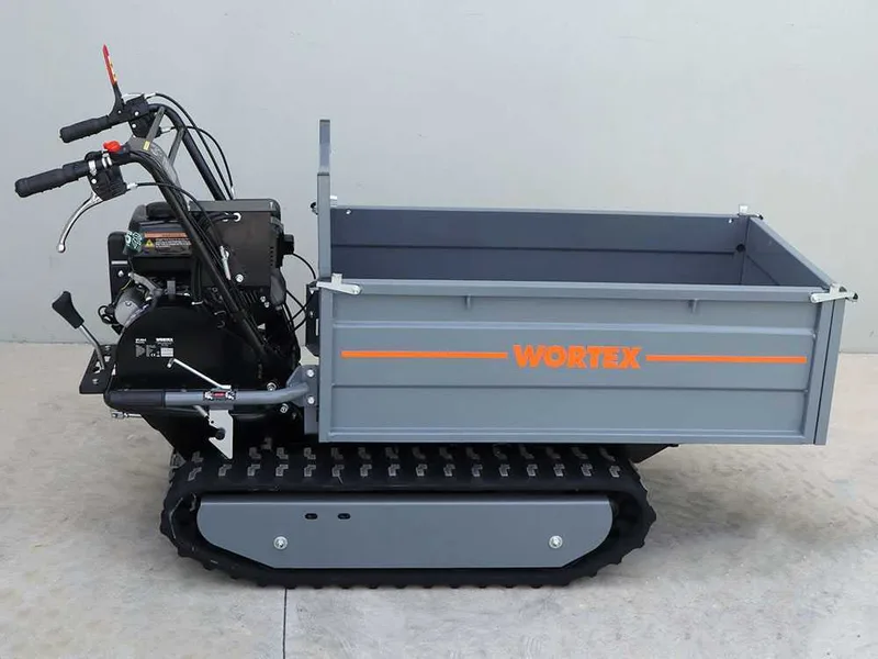 Brouette motorisée à chenilles Wortex SFL 500-E - Caisson 500 Kg - Démarrage électrique