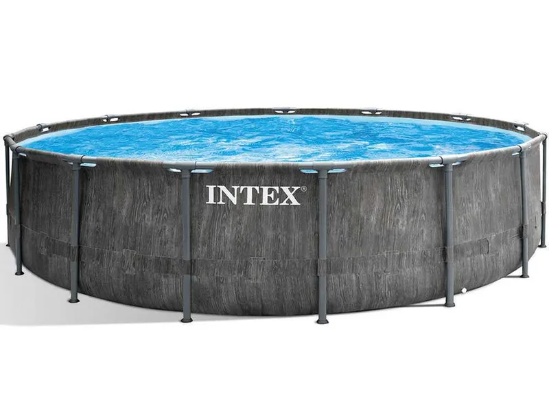 Intex Prisma Frame Greywood 26742NP - Ø457x122 cm - Piscine ronde