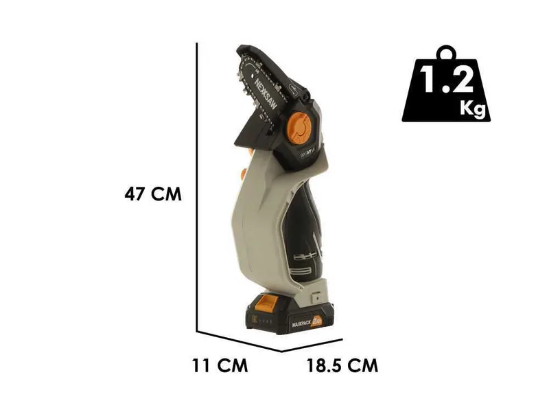 Élagueuse sur batterie Batavia NEXXSAW V3.1 - 18V 2AH