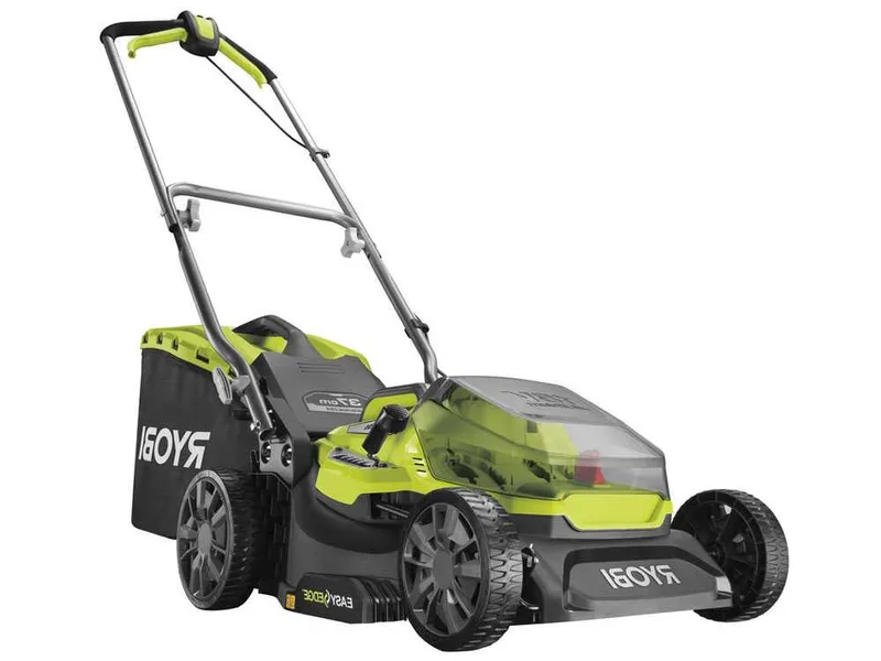 Tondeuse électrique à batterie RYOBI RY18LMX37A-150 - 18V - 5Ah - bac de 45 l -coupe de 37 cm